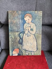 Kind mit Taube Picasso Kunstdruck 25,5x35,5 cm, Rar