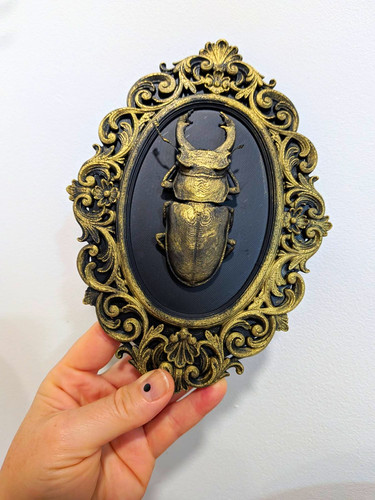 Wanddeko barockrahmen oval - barockrahmen,