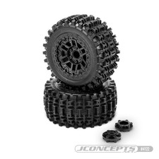 JConcepts Magma Reifen auf Shuttle Felge Platinum Compound 2St 4122-39812 Rustle