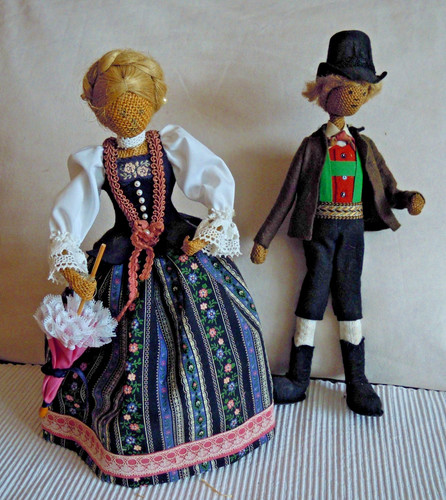 Rupfenpuppe trachtenpuppe - x,