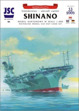 Kartonmodell Japanischer Flugzeugträger Shinano- Wiederauflage 1:400 JSC