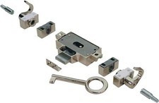 Hettich Nutbart-Drehstangenschloss für DIN rechts oder links Türen, Dorn-ø 4 mm