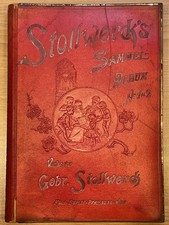 Stollwerck Sammelalbum No. 1 u. 2 / 1899 / mit 244 Sammelbildern