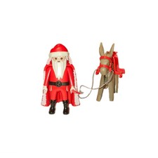 Playmobil - Weihnachtsmann mit Esel - Sehr guter Zustand
