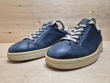 ECCO DAMENSCHUHE FREIZEITSCHUHE HALBSCHUHE SNEAKER Gr:39 UK:6 BLAU