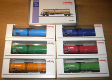 H0 AC Märklin 47561 Tankwagen Konvolut 7 Wagen ! Extrem Selten. Top Zustand OVP