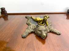 Farbige Bronze Skulptur Frau