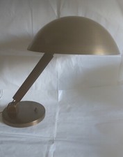 Schweizer Tisch Schreibtisch Bauhaus Lampe von Karl Trabert für B.A.G. Turgi, 30er Jahre selten 