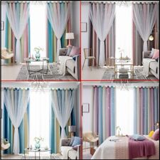 Kinderzimmer Blickdicht Vorhang Sterne Verdunkelung Gardinen für Schlafzimmer