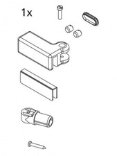 Kermi Ersatzteil Stabilisierungskopf EBI2017 2534181 silber für Ibiza u.a.