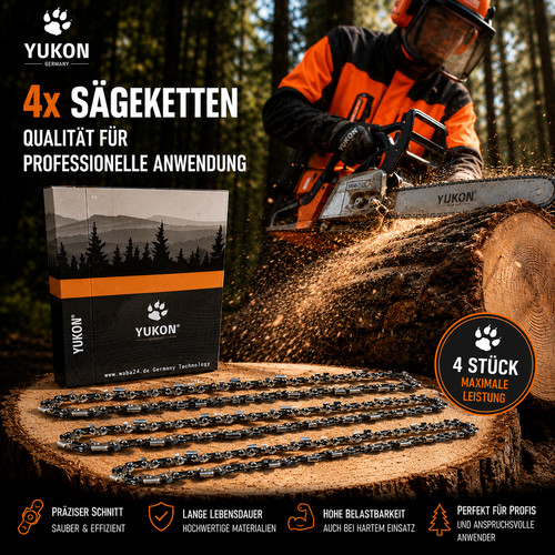 Sägeketten yukon 8p - sägeketten, 3/8p