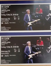 Eric CLAPTON - 2 x Unterrang - KÖLN 15.05.2026