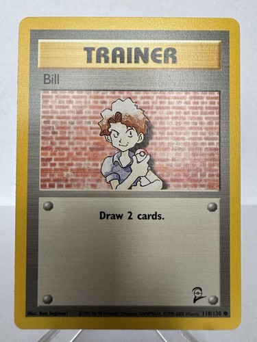 Pokemon karte bill - pokemon, 118/130