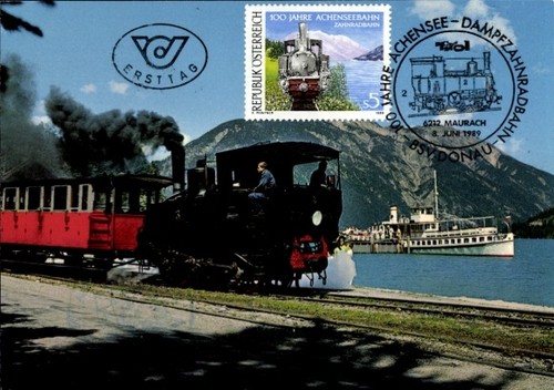100 jahre achenseebahn - ak,