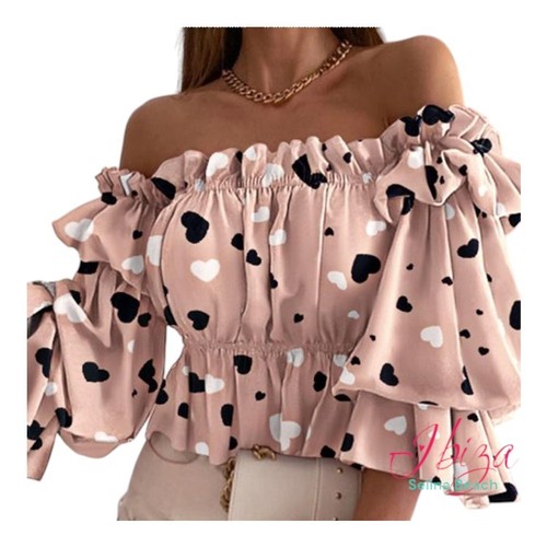Ibiza bluse carmen stil - bluse,