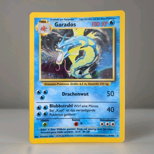 Garados holo pokemon karte - garados,