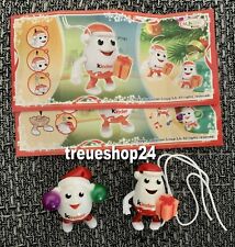 2er Set KINDERINO Ü-Ei Figuren im Weihnachts-Design mit beiden BPZ!!!