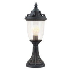 Schwarz Grün Klassisch Stehlampe Außenlampe Garten 1x60W/E27 IP44 15,2x41 [cm]