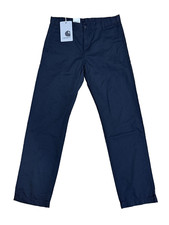 Carhartt Station Pant Durango Asphalt Rinsed Twill grey New Neuware PORTOFREI !!