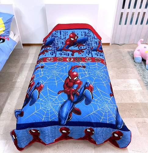 Spiderman steppbett überwurf - spiderman,