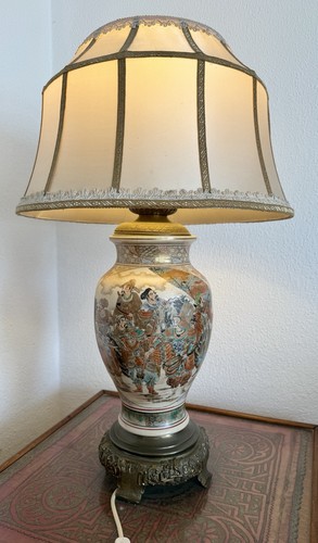 Satsuma lampe japan - satsuma, meiji