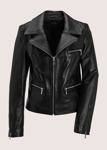 Madeleine lederjacke schwarz - madeleine,