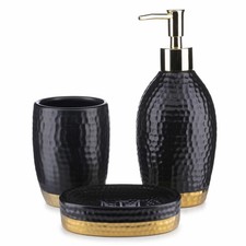 HowHomely 3er Set Badzubehör