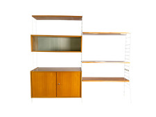 DDR Leiterregal Sybille Vintage Wandregal Midcentury VEB Stralsund