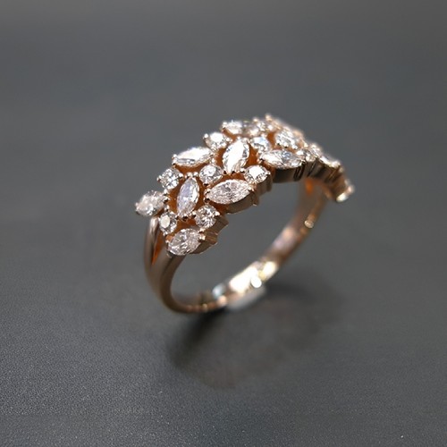 Echtheit 18k rotgold band - rotgold,