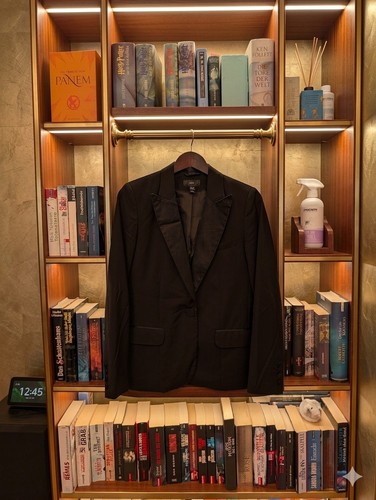 Eleganter schwarzer blazer - schwarzer,
