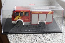 Präzisionsmodell Iveco Magirus TLF 20/16 Allrad, Feuerwehr, Schuco, Maßstab 1:43