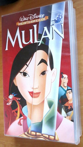 Vhs mulan disney - vhs,