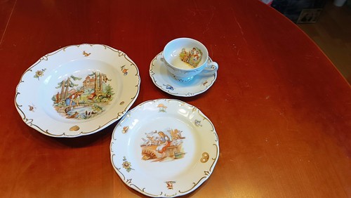 Weimar porzellan kinder set - kinder,
