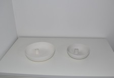 2x Storefactory Scandinavia LIDATORP Kerzenhalter Kerzenschale Dekoschale weiß 