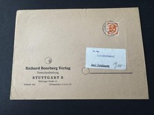 Bund Mi 126 EF Posthorn Brief