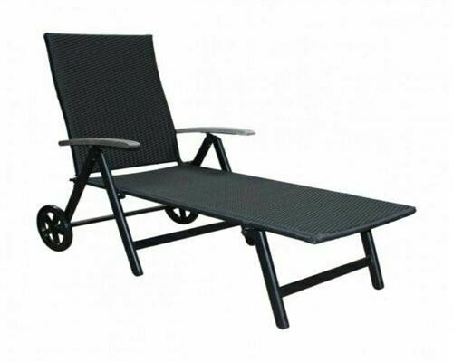Ware aluminium rattanliege - b-ware,