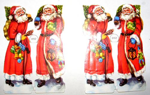 Alte oblaten weihnachtsmänner - alte,