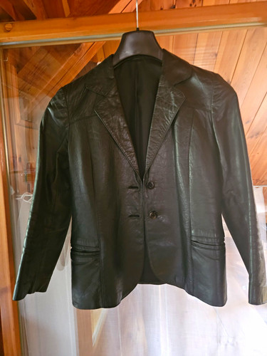 Damen leder blazer jacke - damen,