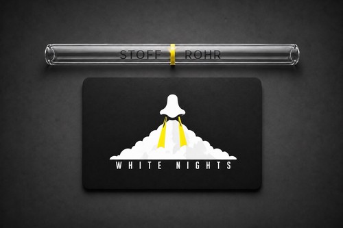Stoffladen white nights - white,