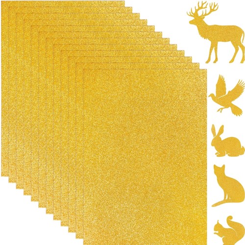 Glitzerkarton gold bastelpappe - glitzerkarton,