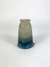 Antiker Lampenschirm Muller Frères Luneville Lampe Glas Schirm Tulpe Art Déco