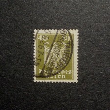 DR: FM Reichsadler, 40 Pfg., m. Rundstempel: "TAUBERBISCHOFSHEIM ...4.26"