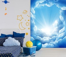 3D Blau Himmel H4867 Tapete