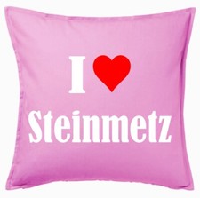 I Love Steinmetz Kissenbezug Pink Ich Liebe Steinmetz 192577