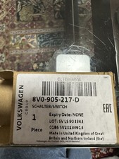 Original Audi Start-Stop-Schalter Drucktaster Zündung Startknopf chrom OEM