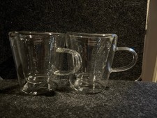2 doppelwandige Gläser mit Henkel - Tavolino - Leonardo