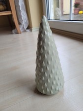 Dekobaum Keramik Grün 20cm Hoch 9cm Durchmesser 