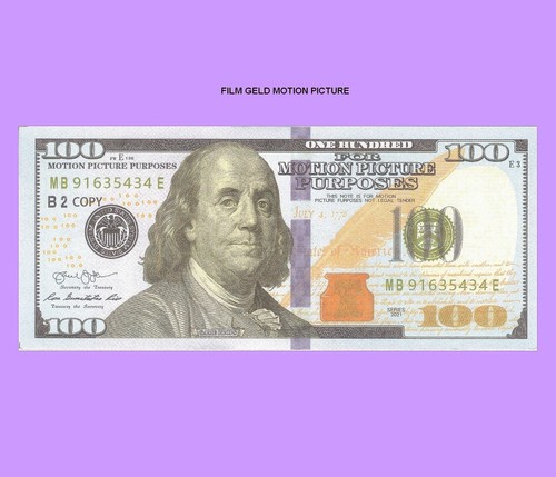100 dollars unc - 100, motion