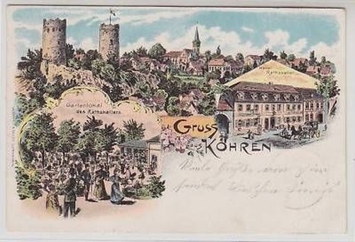44688 lithographie gruß - 44688,