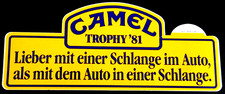 Werbe-Aufkleber Camel Trophy